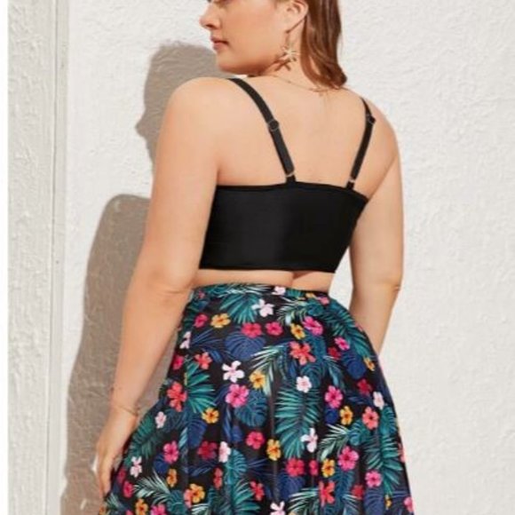 Plus Ruched Bust Co-ord Bikini Swimsuit TOP ONLY - Picture 3 of 4